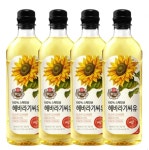 백설 해바라기씨유900ml x 4 : 양성에프엔비