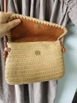 04522 여름 237 왕골 라탄 크로스백 밀짚가방 : 보헤미안래빗
