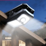 태양광 전등 태양열 조명 집게형 센서등 가로등 정원등 테라스 솔라 마당 방수 소 1개 : 오마스토어