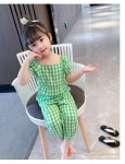 여리네 여아 그린체크상하세트 수입아동복 상하세트 : 여리네옷짱