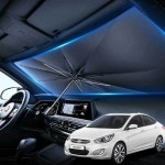 엑센트 우산형 햇빛가리개 차량용 앞유리커버 암막 : CM리테일