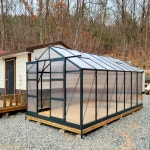 조립식 폴리카보네이트 온실 하우스 벤자민가든 PREMIUM XL 2.5x4.4m 3.5평형 온실하우스 : 캐나다쉐드