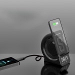 휴대폰충전기 무선 스피커 통화 시계 알람 라디오 거치대 : 셀리오샵