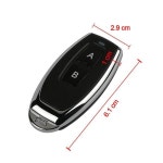 GERMA-433Mhz 무선 원격 제어 스위치 DC 24V 1CH RF 릴레이 수신기 모듈, 쓰레기 게이트 도어용 2 버튼 송신기 : 에이오케이몰