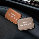 바체타팩토리 가죽 주차 번호판 : 바체타팩토리