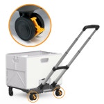 큐폴드 접이식카트 폴딩박스 세트 프로 장바구니캐리어 4바퀴 핸드 쇼핑 : 큐폴드 QFOLD