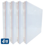 오피스존 백색 3공 D링 바인더 A4 3cm OMB 4개 : Officezone