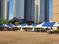 대전 캐노피(자바라)천막 임대/렌탈/대여 (3mX6m) : 삼오