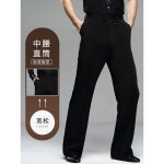 남성 댄스복 바지 라틴 댄스 포켓 스트레이트 블랙 모던 사교 라인 살사 차차 댄스팬츠 : 파비콘