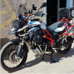 피트인 오토바이 사이드백 가방 방수 크래시 바 백 리어백 엔진가드 바이크 : 코리아익스프레스