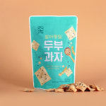 우리밀 발아통밀 두부과자 100g, 10개 : 오유스토어