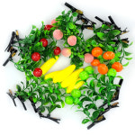 안테나핀 하트 머리 핀 헤어핀 캐릭터 새싹핀 응원 놀이동산 : 휴식공간하늘