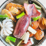 [세트할인+배송비절감 구성] 제담 해물 칼국수 + 해물파전 밀키트 : 제담칼국수