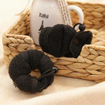 오당고 벨크로 세트 올림머리 똥머리 만들기도구 2개 당고머리 밴드 곱창 셀프 헤어스타일 : 루머스