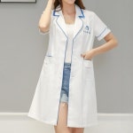 네일샵 피부 관리샵 반팔 유니폼 약국 약사 간호복 피부관리 미용실 가운 작업복 실습복 : 에스에이치 플랫폼