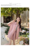 헤이리라 핑크셔츠 반바지 코디세트 러블리 3XL 빅사이즈 : 헤이리라