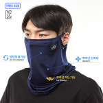 운동용 여름 페이스커버 귀걸이 아이스 자전거 골프 자외선차단 얼굴 햇빛가리개 쿨 마스크 : 꿀복마켓
