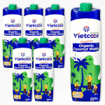베트남 VIETCOCO 유기농 오가닉 코코넛워터 1L Organic 6개 월드푸드 : 월드푸드