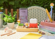 카카오프렌즈 고구마 농장 듀얼충전거치대 라이언 춘식이 애플충전거치대 : 파이디