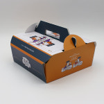 손잡이 한마리 치킨박스 HJDS-S 100개입 닭강정 튀김 분식 배달 상자 : 이오포장