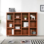 거실 이동용 회전식 바퀴 3단 와이드 책장 2종 Set 홈 : 누리스마일