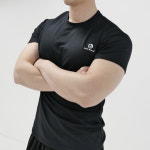 머슬핏 반팔, 짐웨어, 남자헬스복, 프리미엄 헤비매쉬 머슬핏 : 라이트웨잇