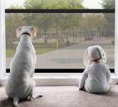 메쉬 안전 울타리 강아지 고양이 애견 아기 유아 현관문 방문 펜스 휀스 가림막 안전문 : 맘스셀렉트