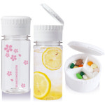 (H-061) 알약 뚜껑 보틀,물병350ml 답례품 홍보 판촉물 학원 개업 기념품 제작 회사 판촉 인쇄 : 판촉레드샵