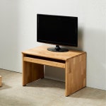 오래쓰는 UV코팅 원목 틈새 앉는 컴퓨터책상 60cm PC : 누리스마일