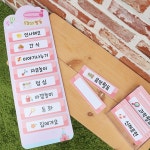 오늘활동 일정 자석 환경판 어린이집 유치원 핑크1p : 썬디컴퍼니