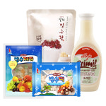 팥빙수재료 B세트 팥+빙수떡+빙수제리+연유 : 더커피 주식회사