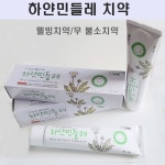 하얀민들레치약 프로폴리스함유 고기능성 미백 웰빙치약 150g 2개(1+1) : 현아트몰
