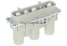 하팅,HARTING, Han K 3/2 , 200A  1,150/2,000V , 8kV , 16A 400V 6kV ,   09380052601, 09380052701 : 상도전자