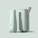 초소형 경량 접이식 휴대용 접이식 우산 인쇄 판촉물 케이스포함 : 비오씨