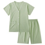 찜질방옷 황토 마사지복  유니폼 사우나복 세트 찜질복 숯가마 남녀 순면 후면 가디건 : 좋은물건좋은사람