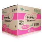 파로마 고급 핸드타올 4000매 (주)월드산업 고급펄프 화장지 휴지 두루마리 대형 대용량 : 지누지누