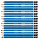 스테들러 마스 루모그래프 100 전문가용 최고급 제도 연필(12자루) : 비즈팜