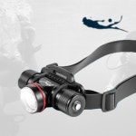 IPX8 등급 XM L2 U4 칩셋 DIVER15 잠수 헤드랜턴 본품 : 대운닷컴