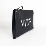[수티크 중고명품] 발렌티노 블랙 VLTN 클러치 UY0B0457WJW : 수티크 중고명품