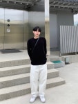 스티치 포켓 카고팬츠 코튼바지 : HOPP