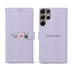 M156 (갤럭시 와이드7) 플라워 디자인 패턴 다이어리 케이스 : 모바일 TOP