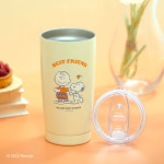 피너츠 스누피 & 찰리브라운 무광 스테인리스 텀블러 : 캐샵