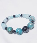 아쿠아마린 스카이 원석팔찌 : 엠제이다올