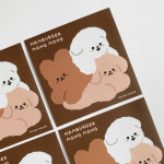 몽하우스 햄버거 몽몽 리무버블 노트북 아이패드 스티커 : 프롭프롬 PropsFrom