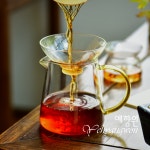 [다도 다기] 예향원 핸드메이드 내열유리 원산 차거름망 세트 E-9739 : 예향원