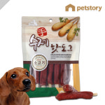 펫스토리 강아지 수제 핫도그 간식 100g 소고기 반려견 저알러지 개껌 : 신묘한냥이