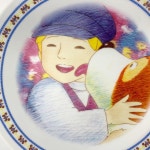 NIPPON ANIMATION 플란다스의개 행복 플레이트 장식접시 A751-1 : 가다컴퍼니