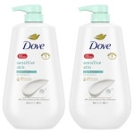 Dove Sensitive Skin Hypoallergenic Body Wash 미국 도브 미국 센시티브 스킨 바디 워시 클렌저 905ml 2통 : 와이제이써클