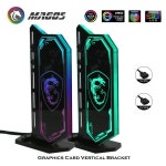 이미지 버티컬 그래픽 카드  VGA 홀더 GPU 브라켓 스탠드 PC 게이밍 DIY 12V RGB 5V 조명 : 날로컴퍼니