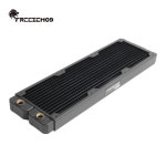 FREEZEMOD 컴퓨터 물 냉각 구리 라디에이터 14 플랫 튜브 단일 레이어 핀 12cm 팬 CPU 방열판 TSRP-TW360 : 날로컴퍼니